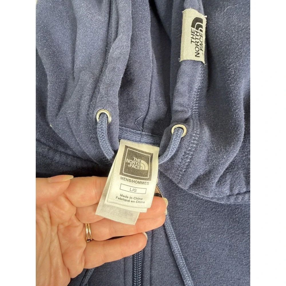 The North Face Full Zip Hoodie Men's Size Large Blue Outdoor